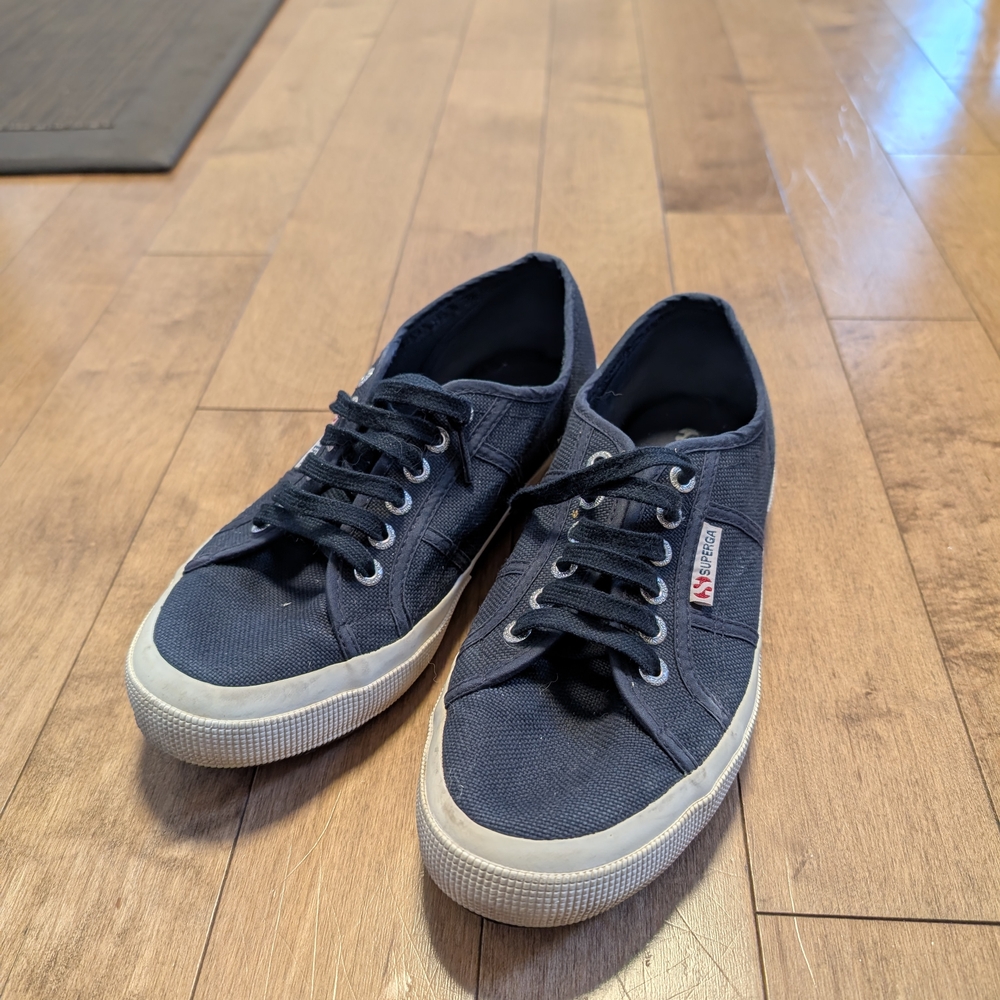 Superga Navy Blue Sneakers